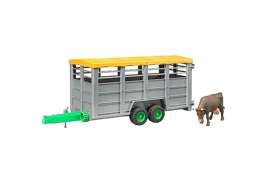 Bruder® Spielzeug-LKW bruder Viehtransportanhänger mit Kuh günstig online kaufen