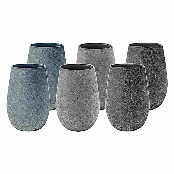 Stölzle Glas »Becher STONES 465 ml 6er Set grau« günstig online kaufen