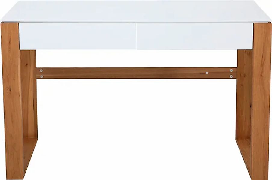 Möbilia Schreibtisch "Herdis" mit 2 grifflosen Schubladen günstig online kaufen