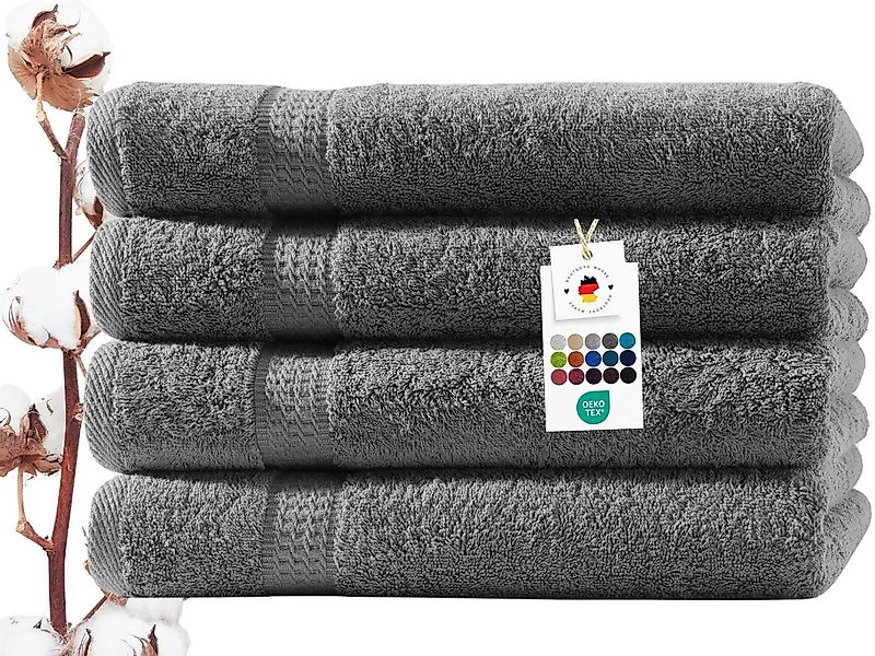 Carpe Sonno Handtuch Set 50x100 cm 100% Baumwolle Handtücher Set 500 g/m2 F günstig online kaufen