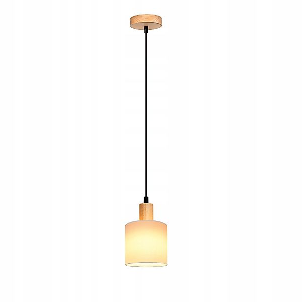 Nettlife Pendelleuchte Holz Esstischlampe Vintage 1/3 günstig online kaufen