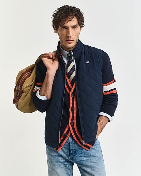 Gant Steppweste "QUILTED WINDCHEATER VEST", mit Wattierung aus recyceltem P günstig online kaufen