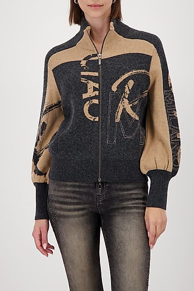 Monari Strickjacke Regular fit mit Stehkragen günstig online kaufen