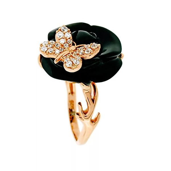 Ring Rosa aus 925 Sterling Silber Schmuck für Damen Friends Gr.17 günstig online kaufen
