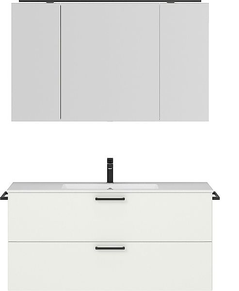 nobilia® Badmöbel-Set »Tolvina«, (2 St., vormontiert, mit Soft-Close), inkl günstig online kaufen