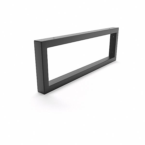 HEVVA Waschtischhalterung RHEIN 15 cm Hoch 45 cm Tief 1 Halter Schwarz günstig online kaufen