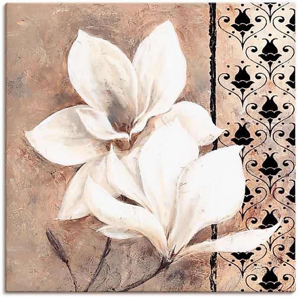Artland Wandbild "Klassische Magnolien" Blumenbilder 1 Stk. tlg. als Leinwa günstig online kaufen