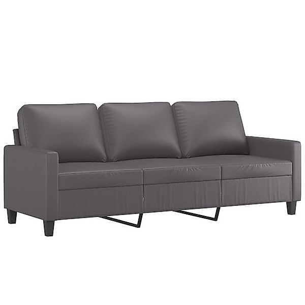 vidaXL Sofa, 3-Sitzer-Sofa Cappuccino-Braun 180 cm Kunstleder günstig online kaufen