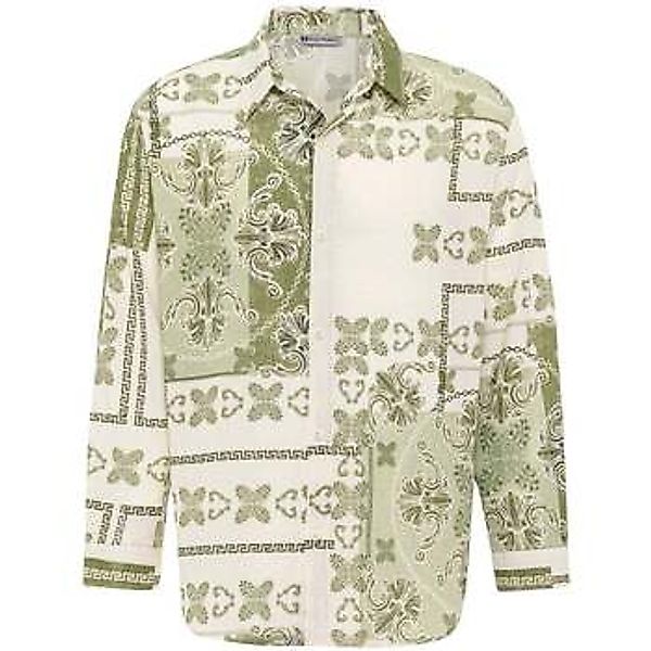 Dandalo  Hemdbluse Colin Oversize All-over Print Kent Collar Long Sleeve Sh günstig online kaufen