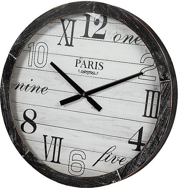 Ambiente Haus Wanduhr Wanduhr aus holz 60cm günstig online kaufen