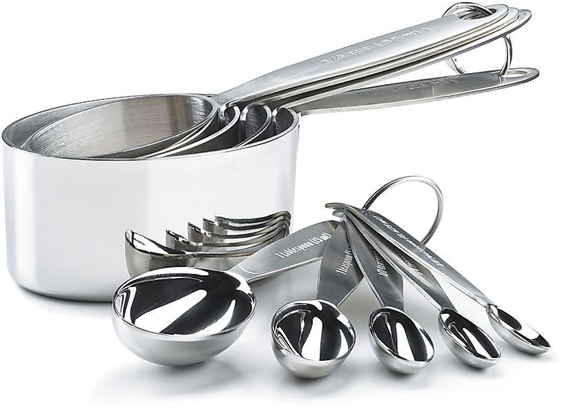 Cuisipro Edelstahl 5 ineinderstapelbare Edelstahl-Messlöffel, 5 tlg. günstig online kaufen