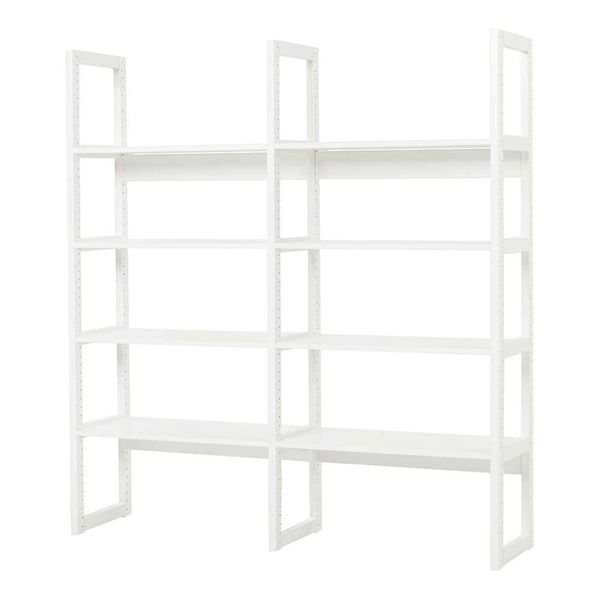 Regal Bücherregal in Weiß Lackierung auf Wasserbasis günstig online kaufen