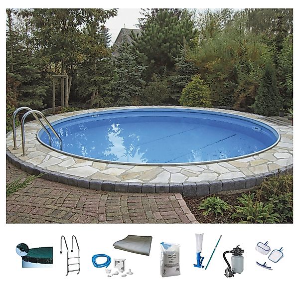KONIFERA Rundpool Bahamas II (Set, 9-tlg), günstig online kaufen