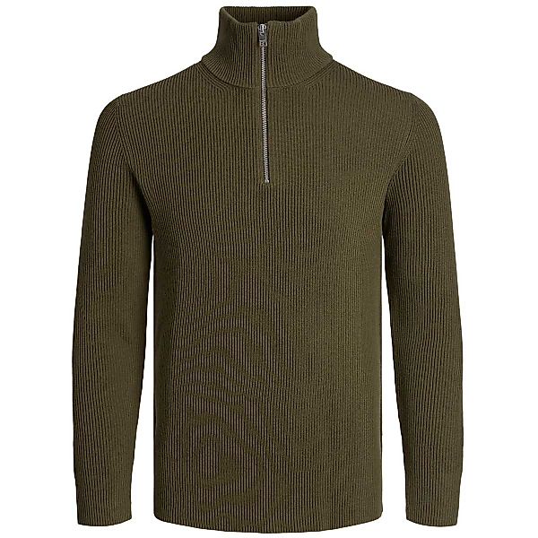 Jack&Jones Pullover mit Stehkragen Farbe khaki Größe: 4XL günstig online kaufen
