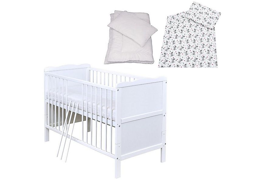 Baby-Delux Komplettbett Babybett Max Komplettset, 8-tlg., Kinderbett 60x120 günstig online kaufen