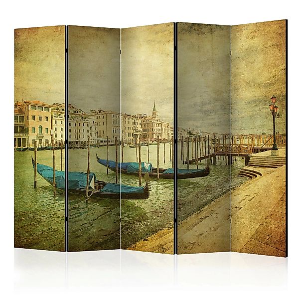 5-teiliges Paravent - Grand Canal, Venice (vintage) Ii [room Dividers] günstig online kaufen