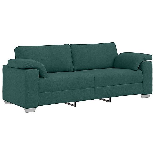 vidaXL Sofa 3-Sitzer Sofa Dunkelgrün 178 cm Stoff, 1 Teile günstig online kaufen