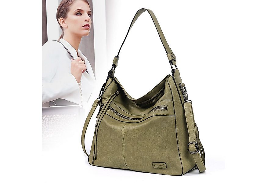 TAN.TOMI Schultertasche Damen Schultertasche Groß Shopper Handtasche, Synth günstig online kaufen
