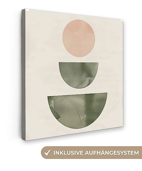 OneMillionCanvasses® Leinwandbild Modern - Rosa - günstig online kaufen