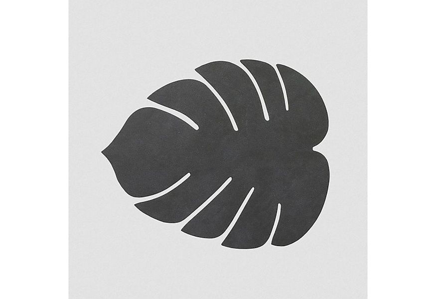 LIND DNA Platzset Lind DNA Tischset Monstera Leaf S schwarz 990073 günstig online kaufen