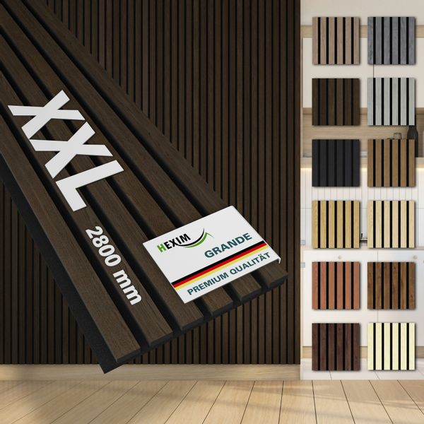 Hexim Wandpaneel, (Akustikpaneele 280x30cm Holz Grande günstig online kaufen