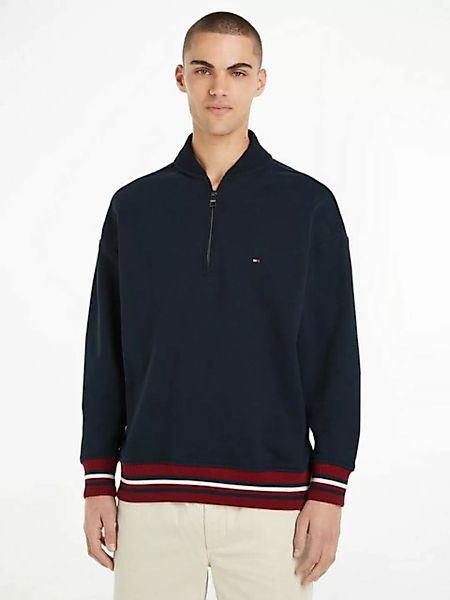 Tommy Hilfiger Sweatshirt BOLD GLOBAL STRIPE HALF ZIP günstig online kaufen