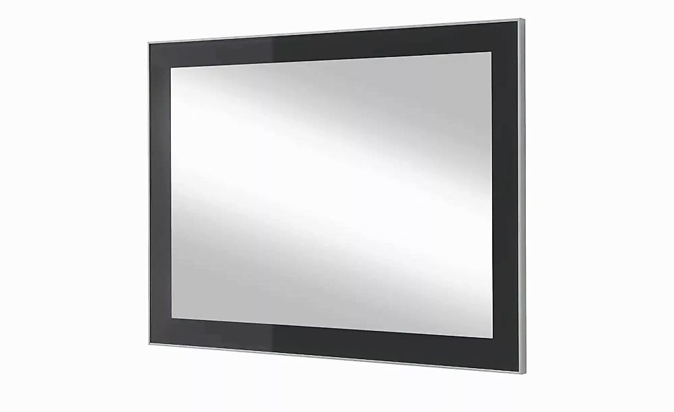 Spiegel 80 x 60 cm Duna ¦ grau ¦ Glas,Aluminium,Holzwerkstoff ¦ Maße (cm): günstig online kaufen