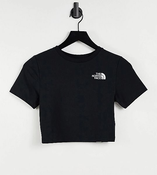 The North Face – Kurz geschnittenes T-Shirt in Schwarz, exklusiv bei ASOS günstig online kaufen