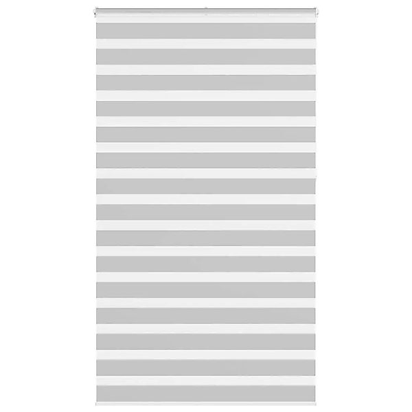 vidaXL Doppelrollo Hellgrau 130x230 cm Stoffbreite 125,9 cm Polyester 40145 günstig online kaufen