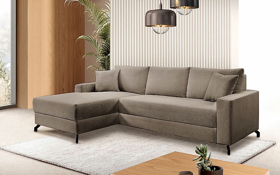 exxpo - sofa fashion Ecksofa "Quattro schlicht & zeitlos, bequem, L-Form, B günstig online kaufen