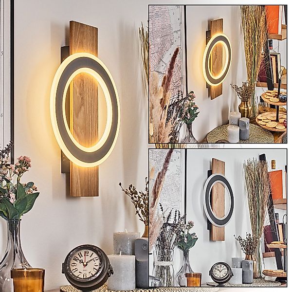 hofstein Wandleuchte Wandlampe aus Metall/Kunststoff in günstig online kaufen