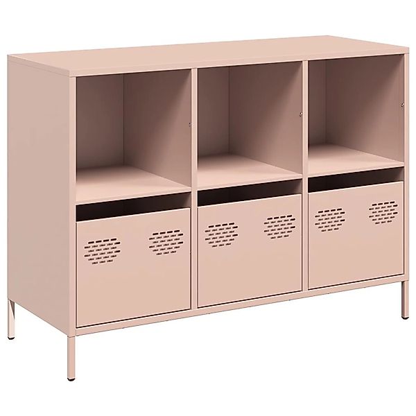 vidaXL Sideboard Rosa 101,5x39x73,5 cm Kaltgewalzter Stahl 851365 günstig online kaufen
