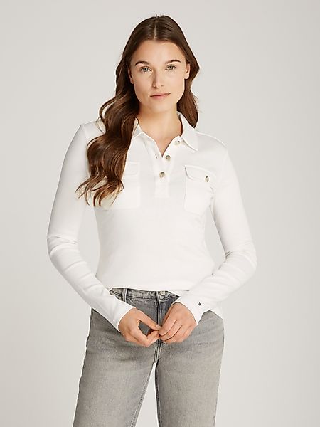 Tommy Hilfiger Poloshirt SLIM GOLD BTN günstig online kaufen