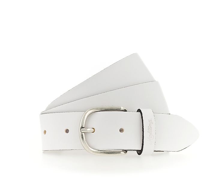 MUSTANG Ledergürtel Mit geprägtem MUSTANG-Logo auf günstig online kaufen