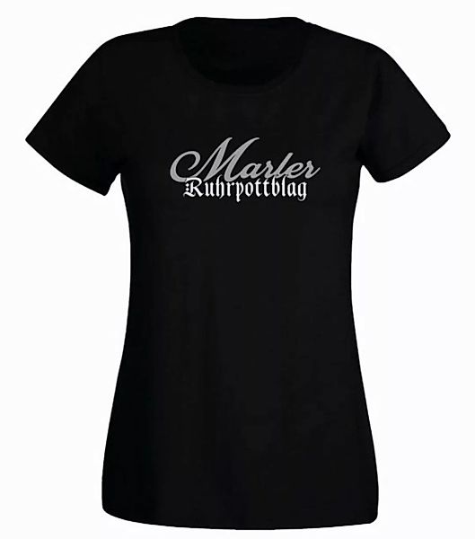 G-graphics T-Shirt Marler Ruhrpottblag Slim-fit Damen T-Shirt mit Ruhrgebie günstig online kaufen