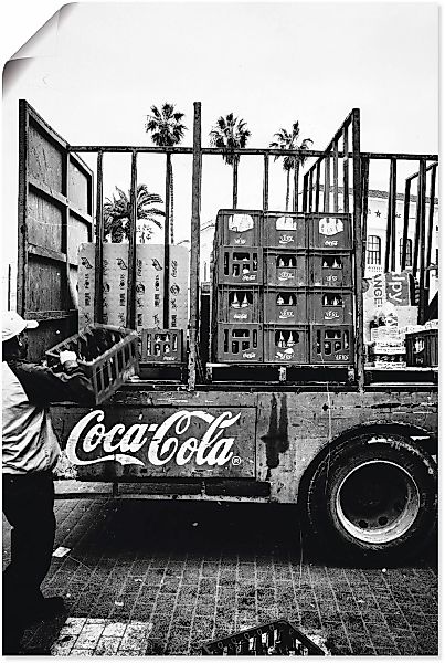 Artland Wandbild "CocaCola-LKW in El Jadida - Marokko", Auto, (1 St.), als günstig online kaufen