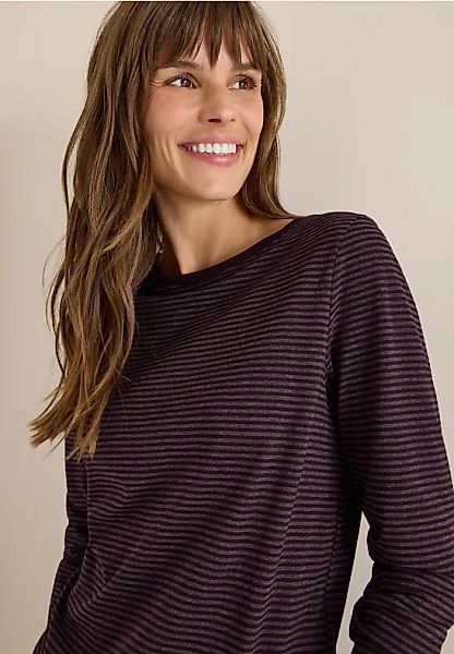 Shirt mit tonalen Streifen günstig online kaufen