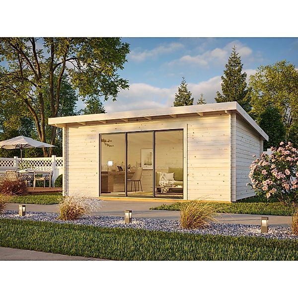 Palmako Gartenhaus Lea Slide Plus Transparent Tauchgrundiert 530 cm x 380 c günstig online kaufen