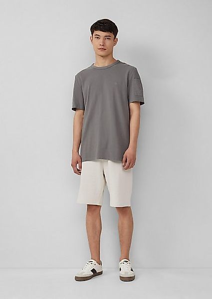 s.Oliver Bermudas Detroit: Sweat-Bermuda mit Flammgarnstruktur im Relaxed F günstig online kaufen