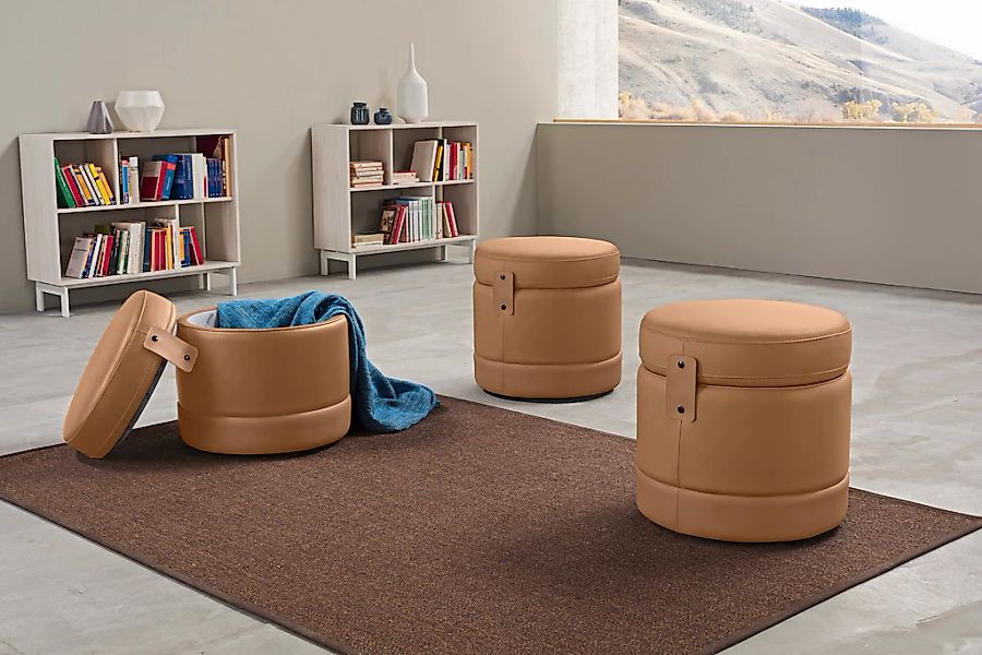 Egoitaliano Hocker "Tonder, Designhocker als Blickfang mit tollen Details" günstig online kaufen