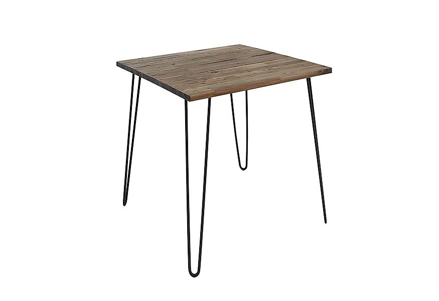 riess-ambiente Esstisch SCORPION 70cm Akazie braun – Hairpin Legs, Retro De günstig online kaufen