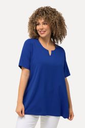 Ulla Popken T-Shirt T-Shirt A-Linie Tunika-Ausschnitt günstig online kaufen