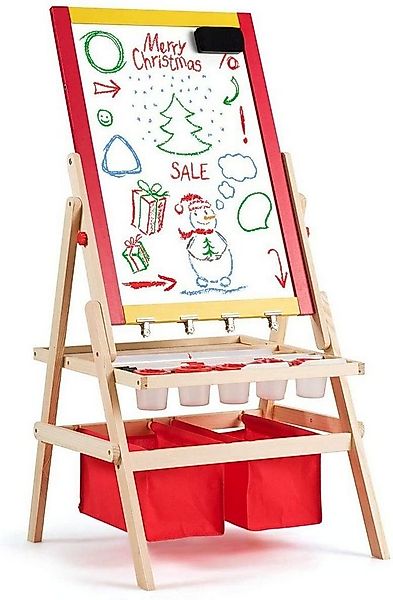 COSTWAY Standtafel Kindertafel, mit 2 Boxen & Zubehör günstig online kaufen