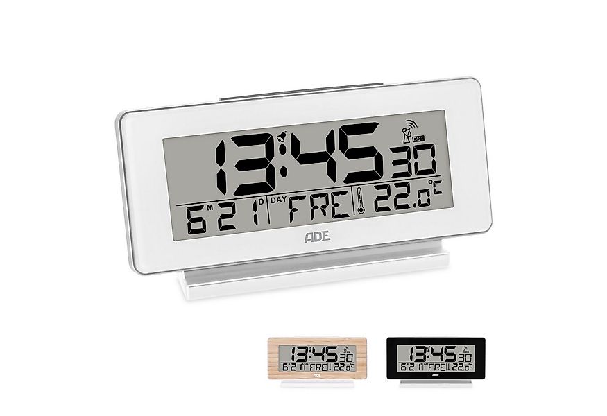 ADE Funktischuhr Digitaler Wecker mit Beleuchtung, ohne Ticken mit Wochenta günstig online kaufen