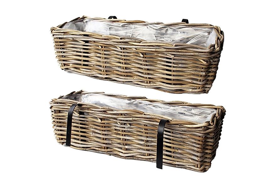 Van der Leeden Blumenkasten Pflanzkasten Balkonkasten Pflanzkorb 60x18x14cm günstig online kaufen
