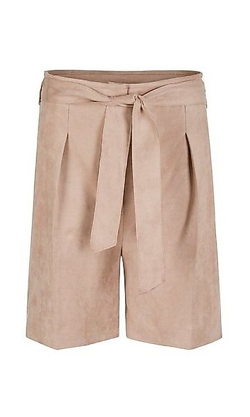 Marc Cain Bermudas High-Waist-Shorts aus Fun-Velours günstig online kaufen