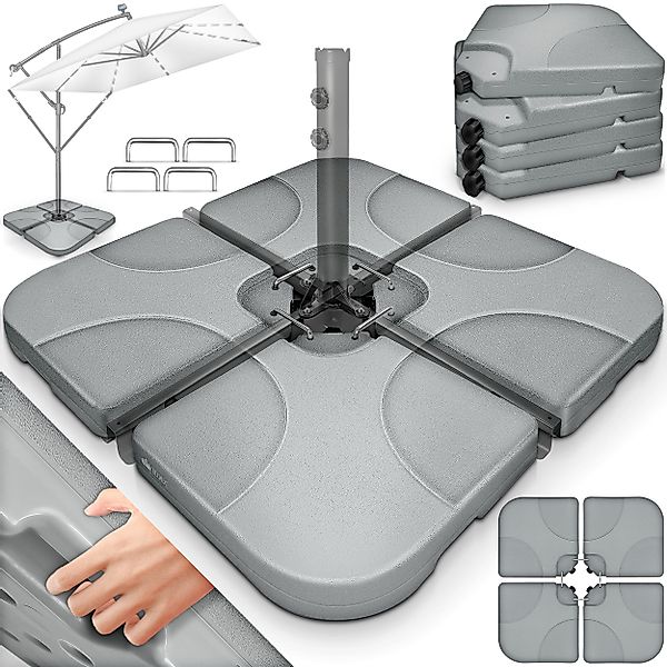 tillvex Sonnenschirm tillvex® Sonnenschirmständer 60L / günstig online kaufen