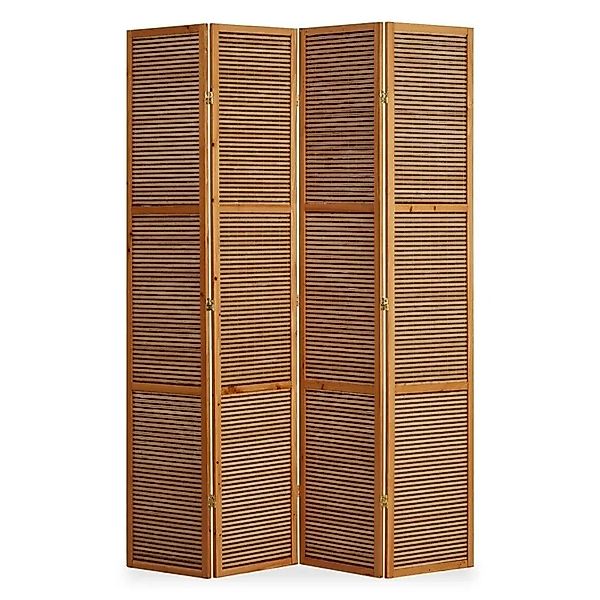 Homestyle4u Paravent 4-tlg. Sondergröße 200x160 cm in Braun cm 874 günstig online kaufen