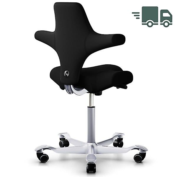 HAG CAPISCO 8106 | Niedrige Gasfeder 150 mm | Stoff Xtreme schwarz | Gestel günstig online kaufen