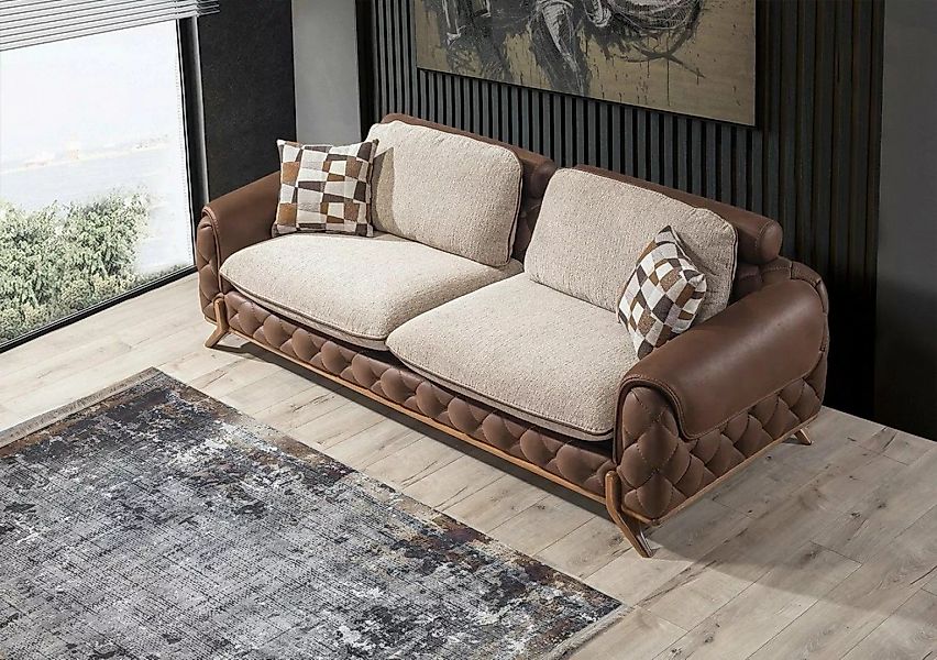 JVmoebel 3-Sitzer Stilvolles 3-Sitzer Sofa Designer Wohnzimmer Exklusiver D günstig online kaufen